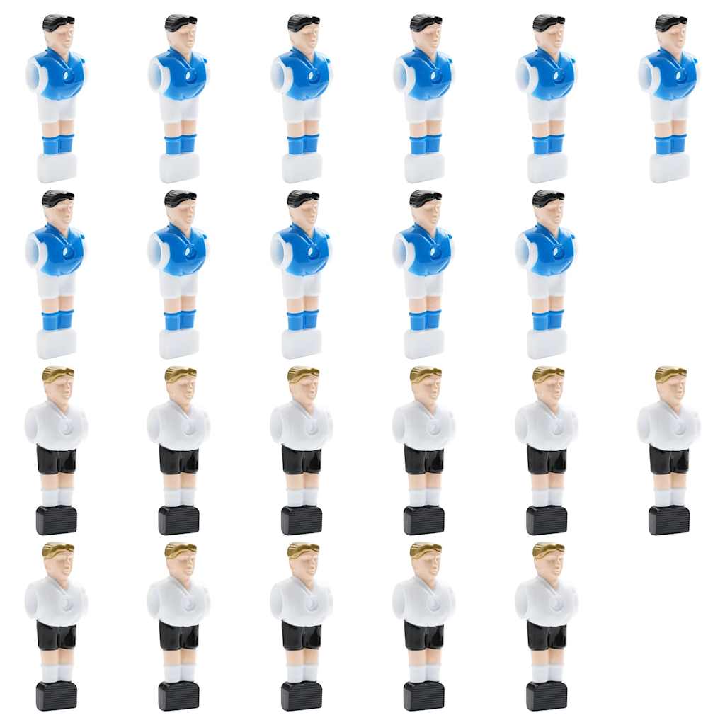 spillerfigurer til bordfodbold til 15,9 mm stang 22 stk.