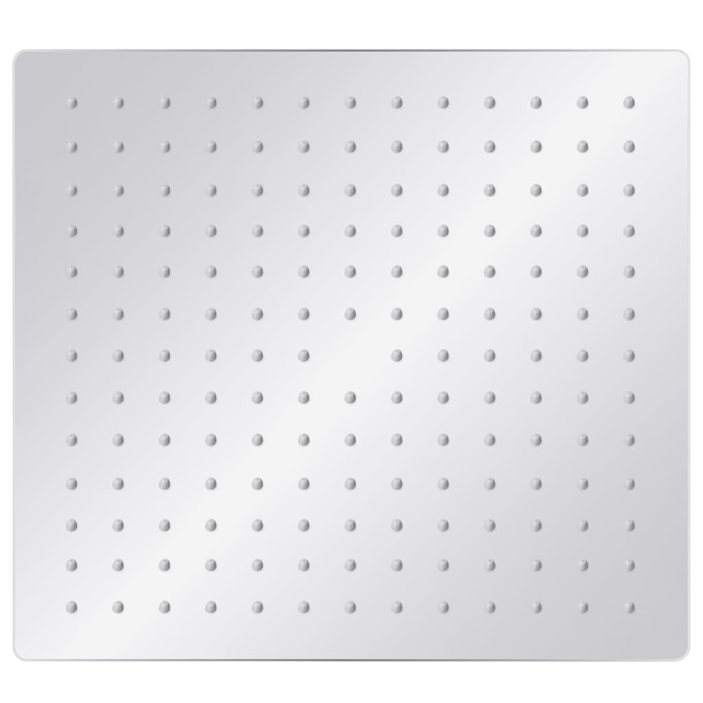 regnbrusehoved 30x30 cm firkantet rustfrit stål 304