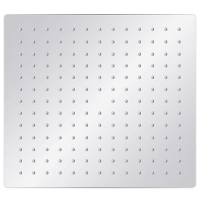 regnbrusehoved 30x30 cm firkantet rustfrit stål 304