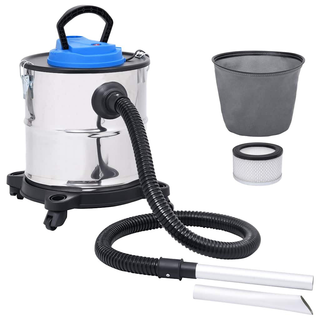 askestøvsuger med HEPA-filter 1200 W 20 l rustfrit stål