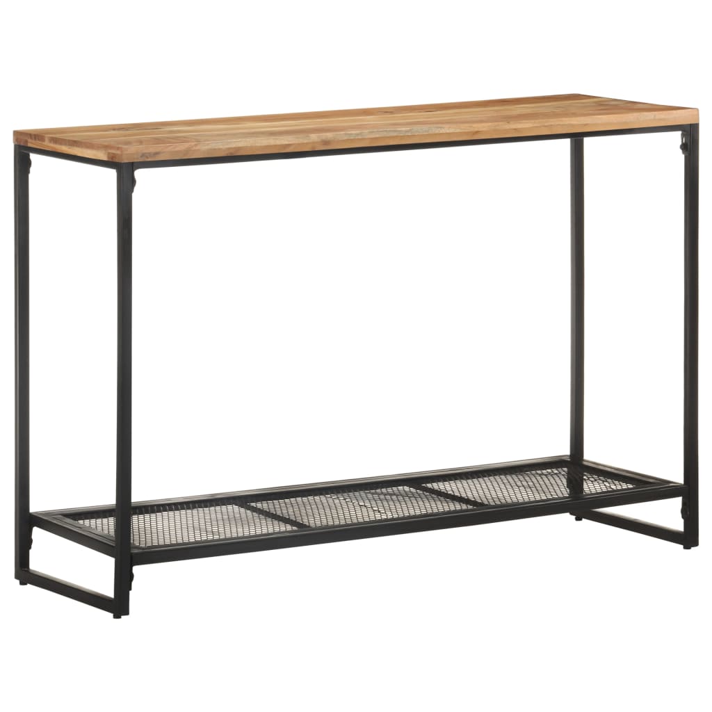 konsolbord 110x35x75 cm massivt akacietræ