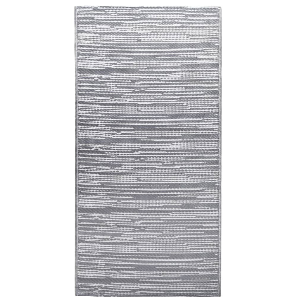 udendørstæppe ARAKIL 120x180 cm PP grå