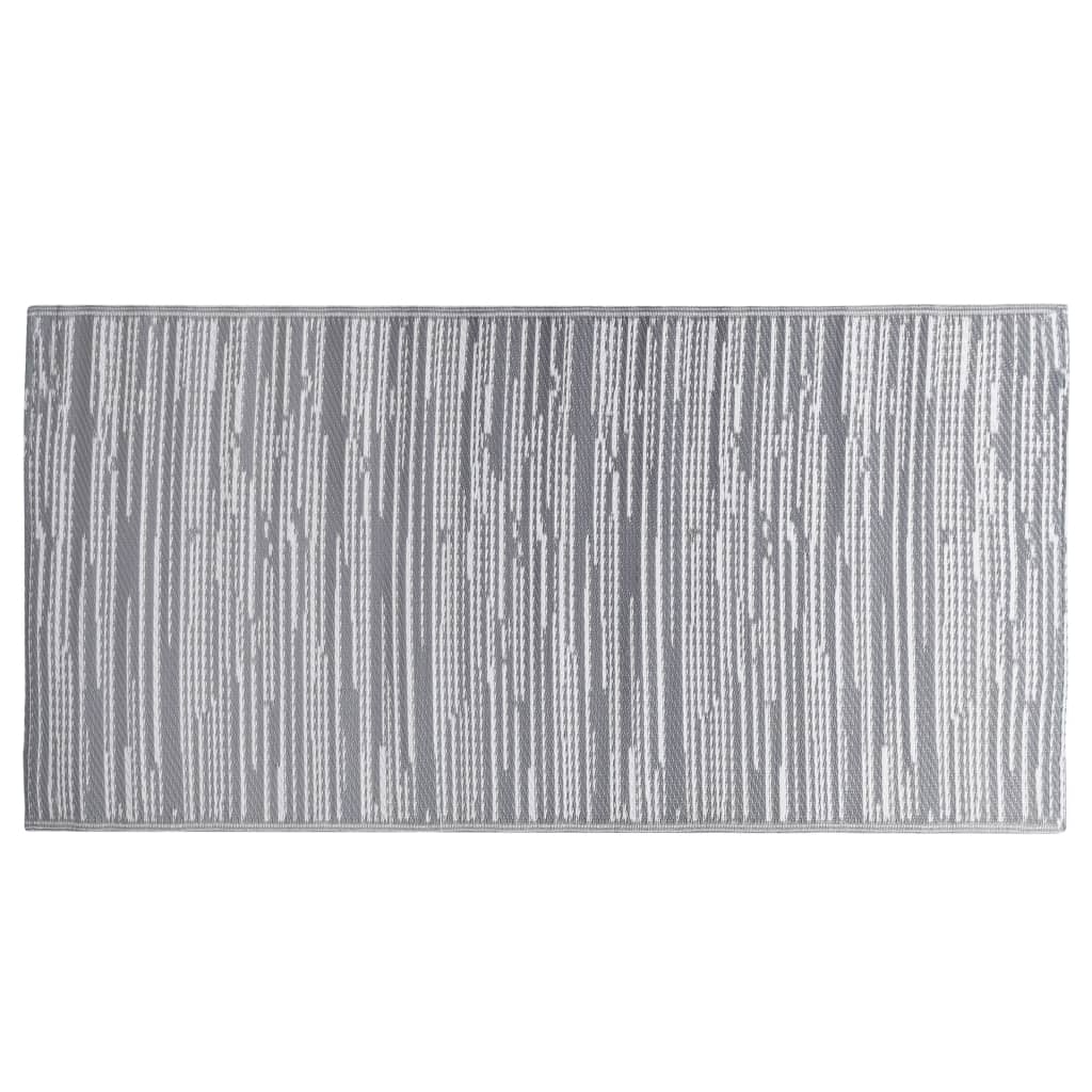 udendørstæppe ARAKIL 120x180 cm PP grå
