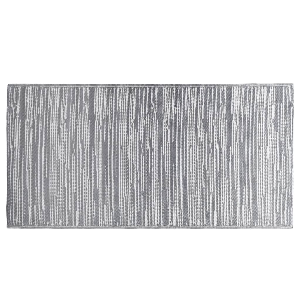 udendørstæppe ARAKIL 190x290 cm PP grå