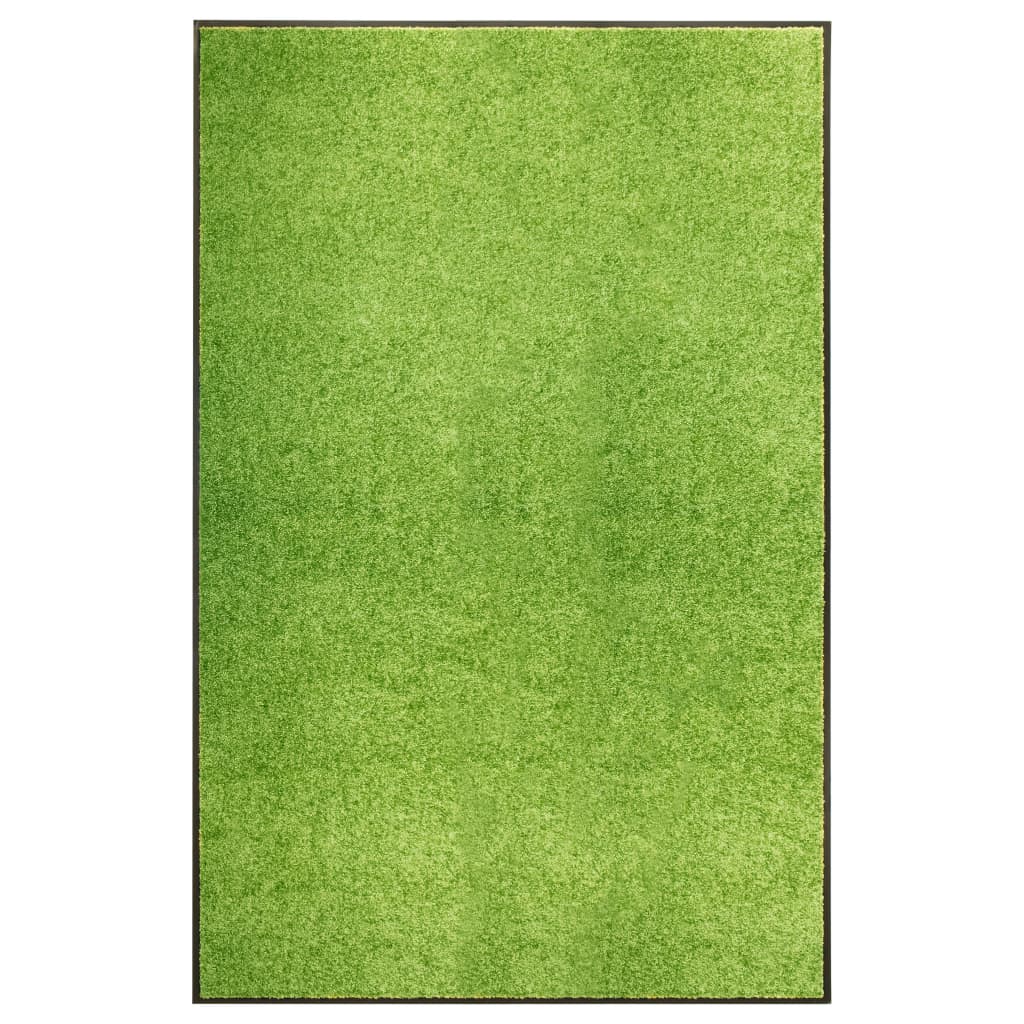 vaskbar dørmåtte 120x180 cm grøn