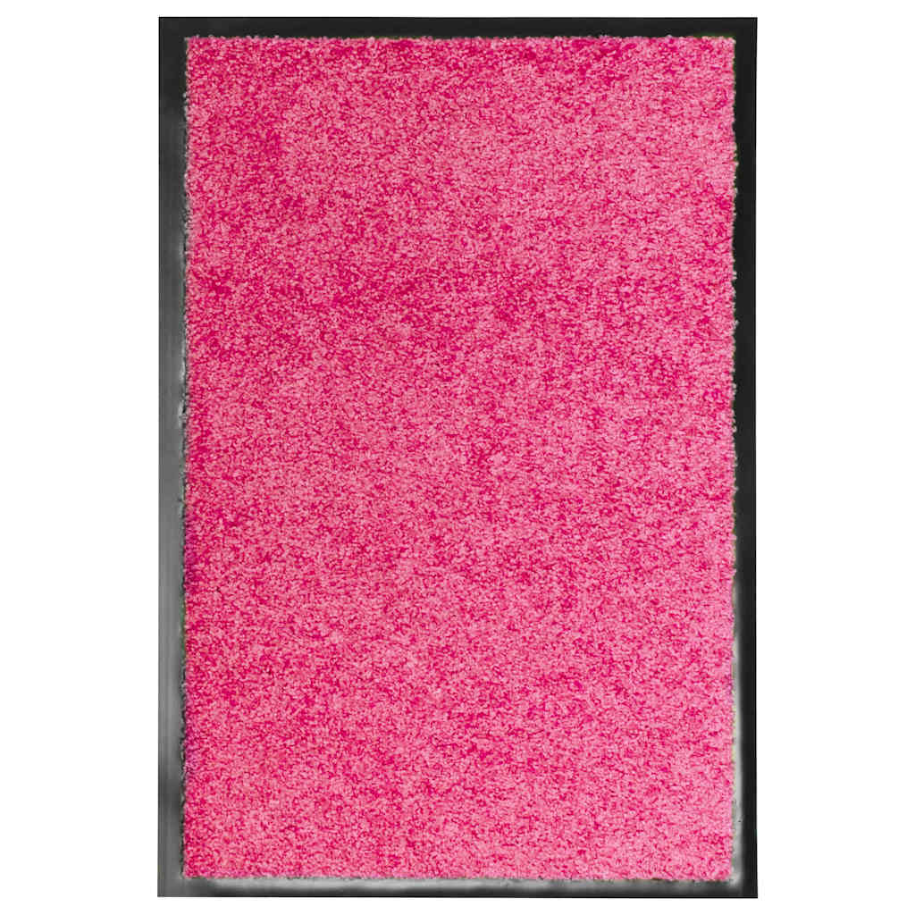 vaskbar dørmåtte 40x60 cm pink