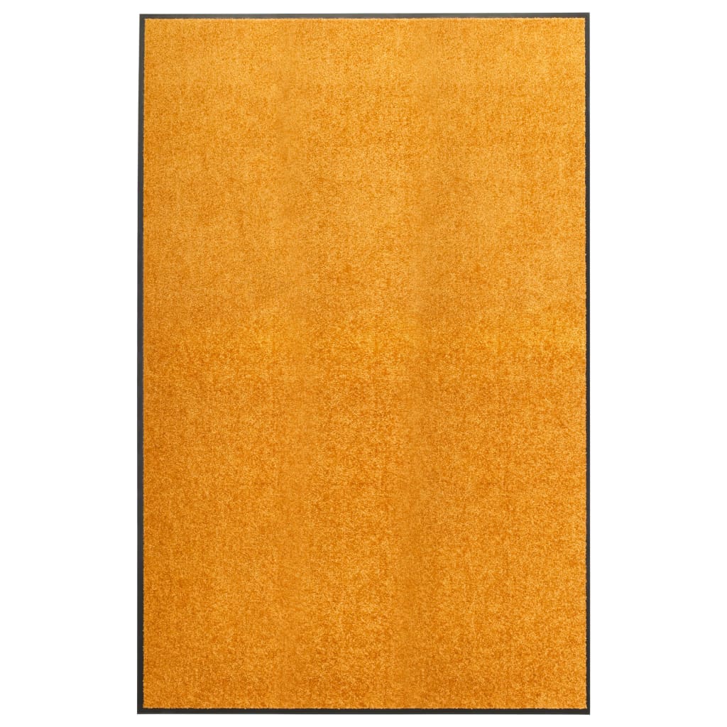 vaskbar dørmåtte 120x180 cm orange