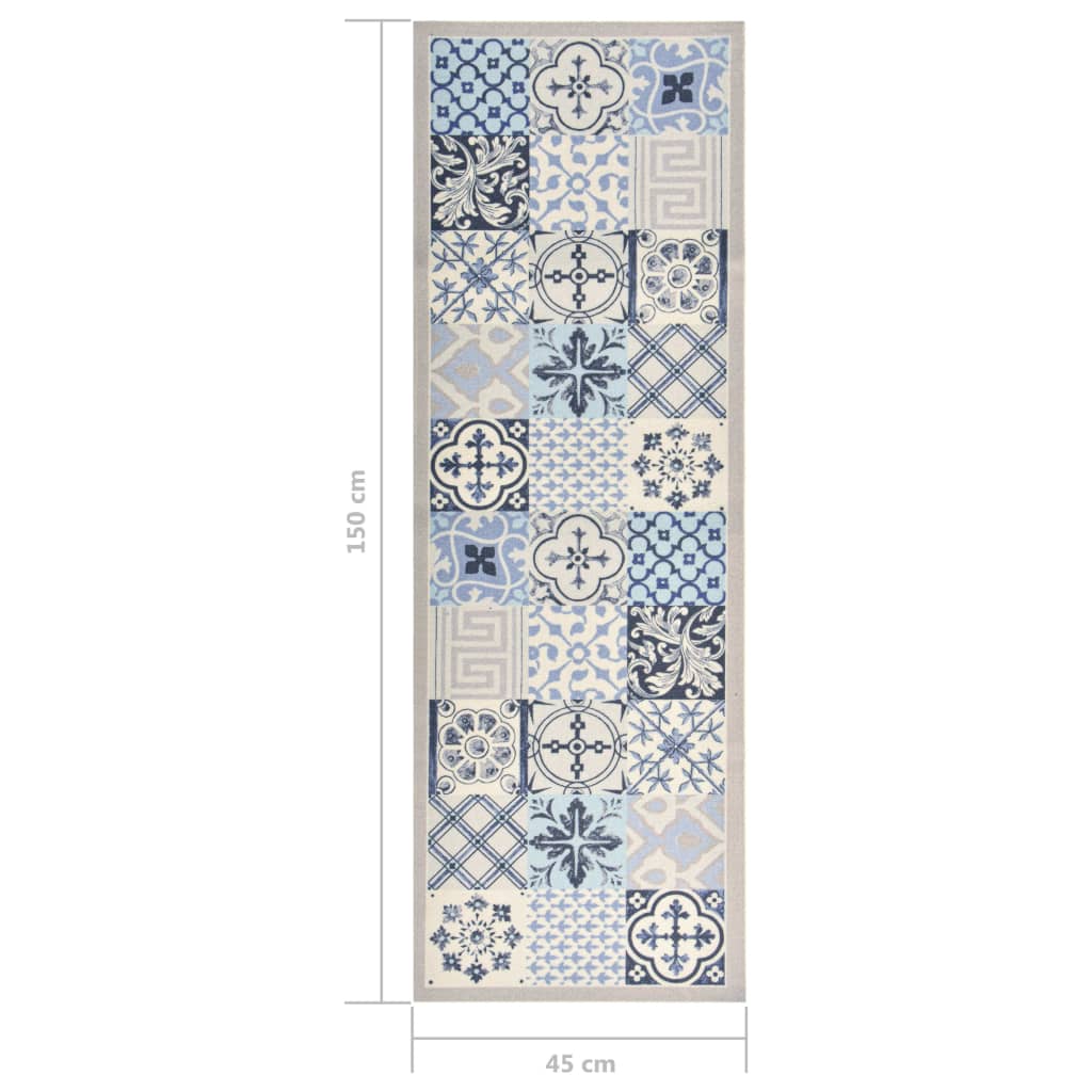 vaskbar køkkenmåtte 45x150 cm mosaikprint