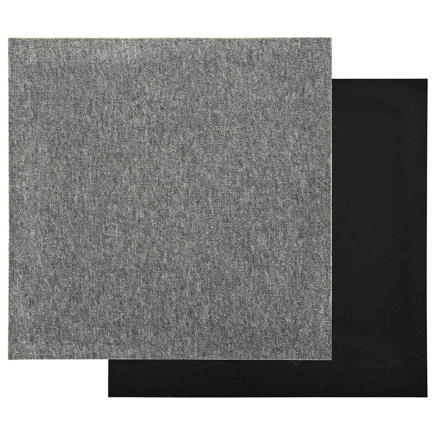 Tæppe 20 stk. Grå 50 x 50 cm 100% Polypropylen