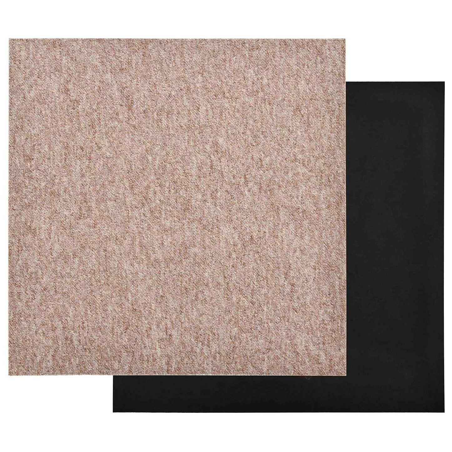 Tæppe 20 stk. Beige 50 x 50 cm 100% Polypropylen