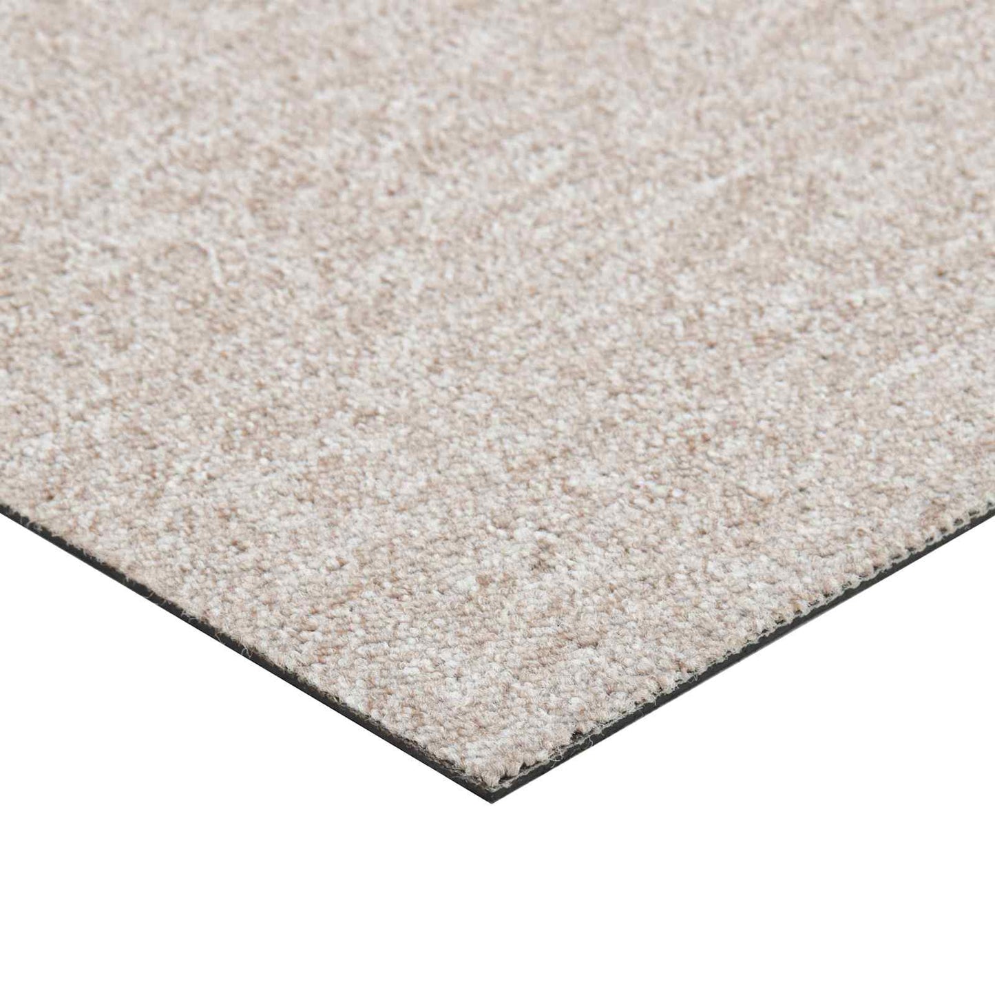 Tæppe 20 stk. Lys beige 50 x 50 cm 100% Polypropylen