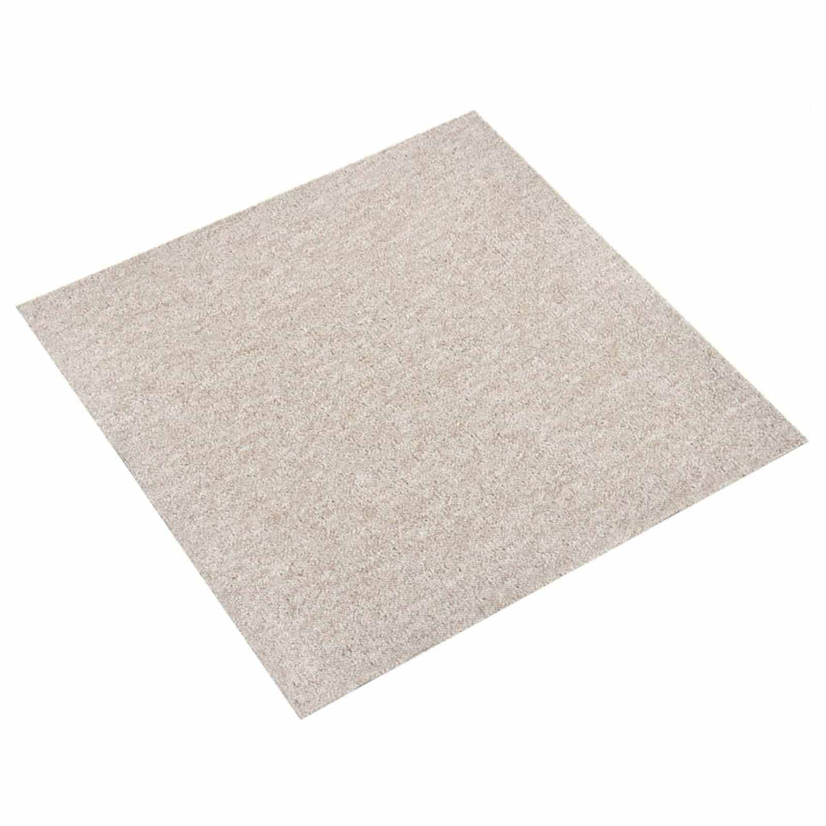 Tæppe 20 stk. Lys beige 50 x 50 cm 100% Polypropylen