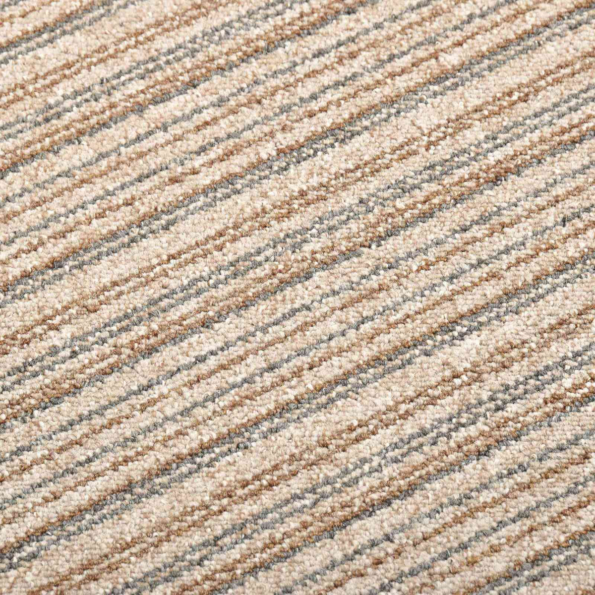 Tæppe 20 stk. Stribet beige 50 x 50 cm 100% Polypropylen