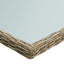 havebord 200x100x74 cm glas og polyrattan brun