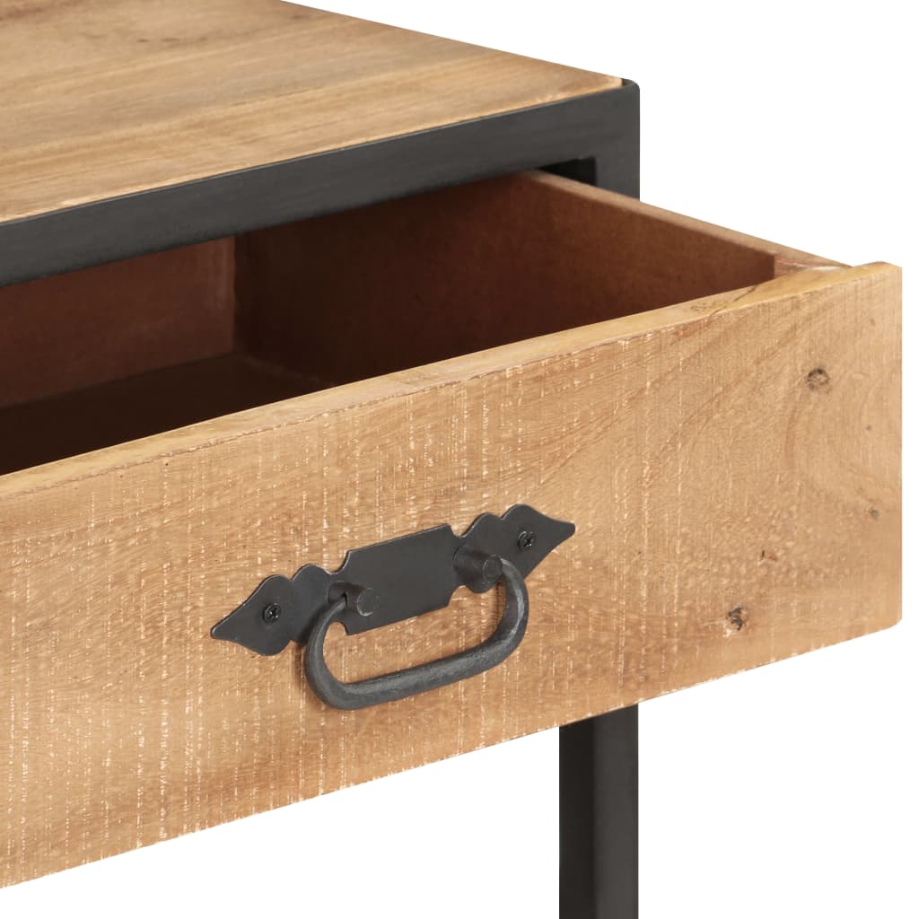 konsolbord 90x35x74 cm massivt genbrugstræ