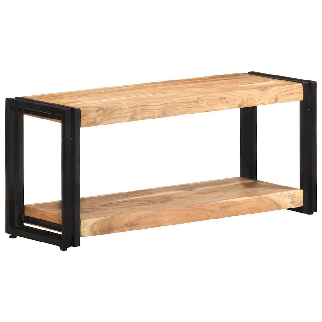 tv-skab 90x30x40 cm massivt akacietræ