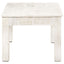 sofabord 110x60x45 cm massivt mangotræ hvid