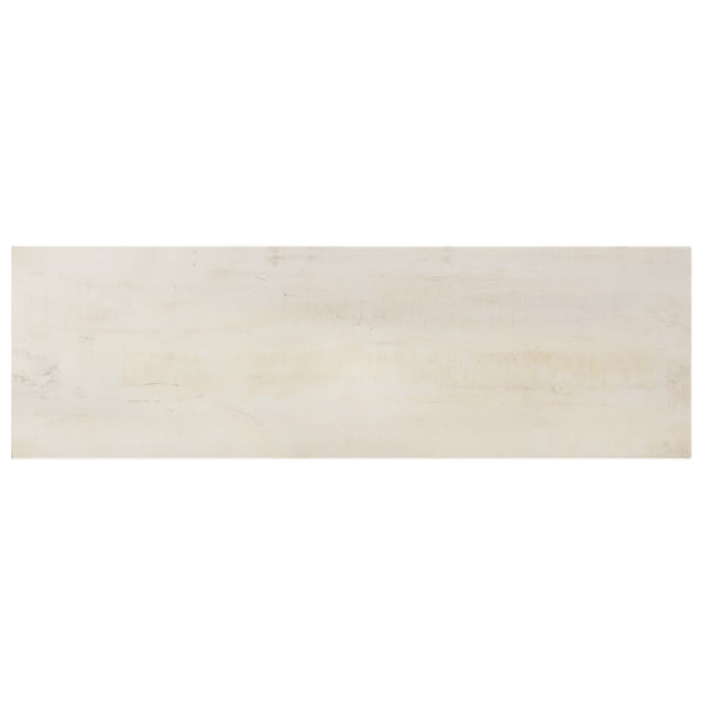 konsolbord 115x35x77 cm ru mangotræ hvid