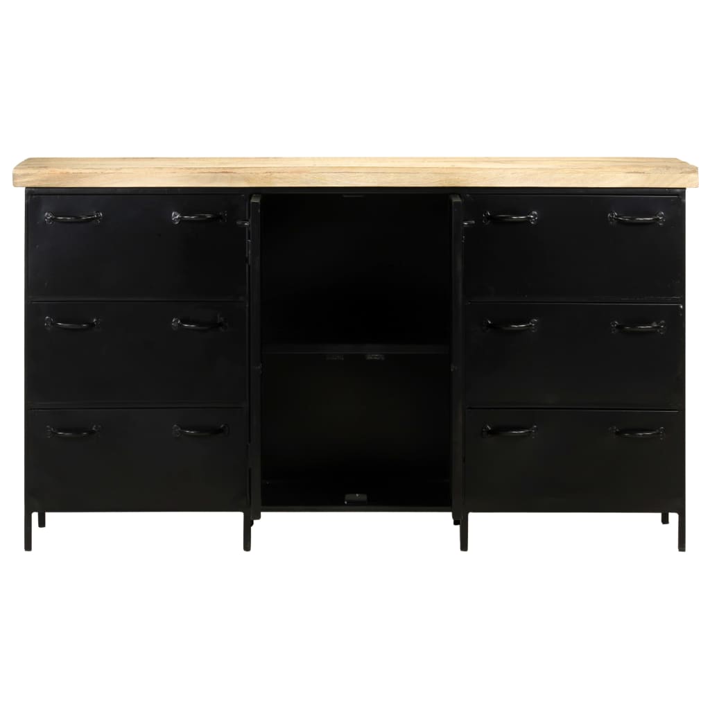 skænk 140x38x76 cm ru mangotræ