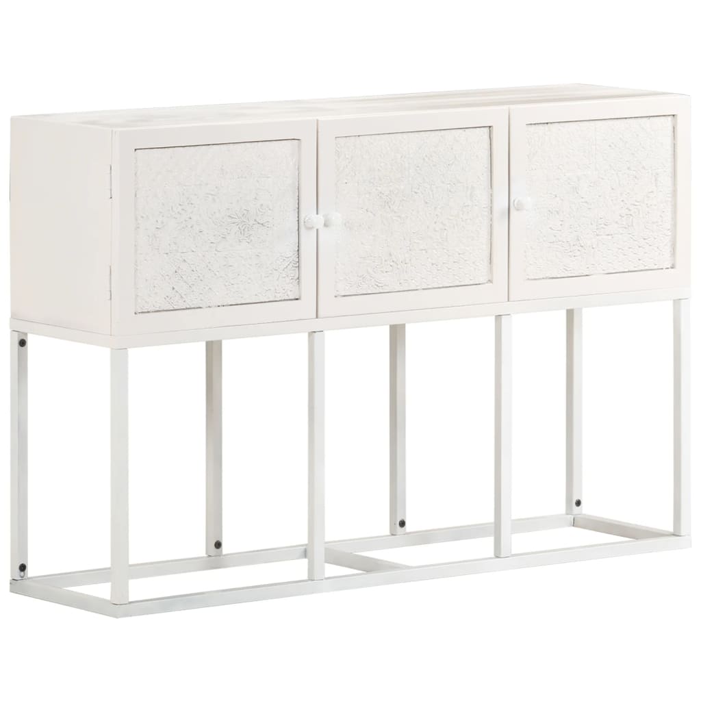 skænk 115x30x76 cm massivt mangotræ
