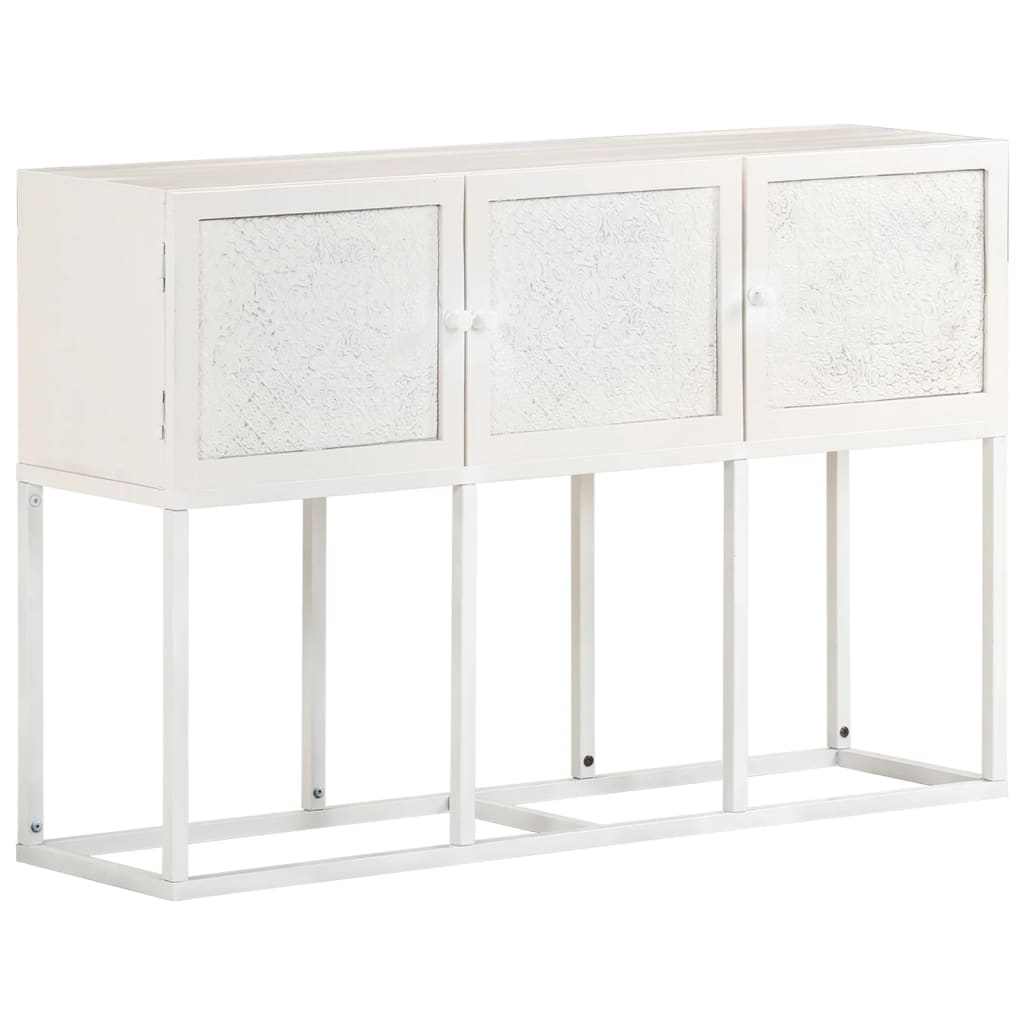 skænk 115x30x76 cm massivt mangotræ