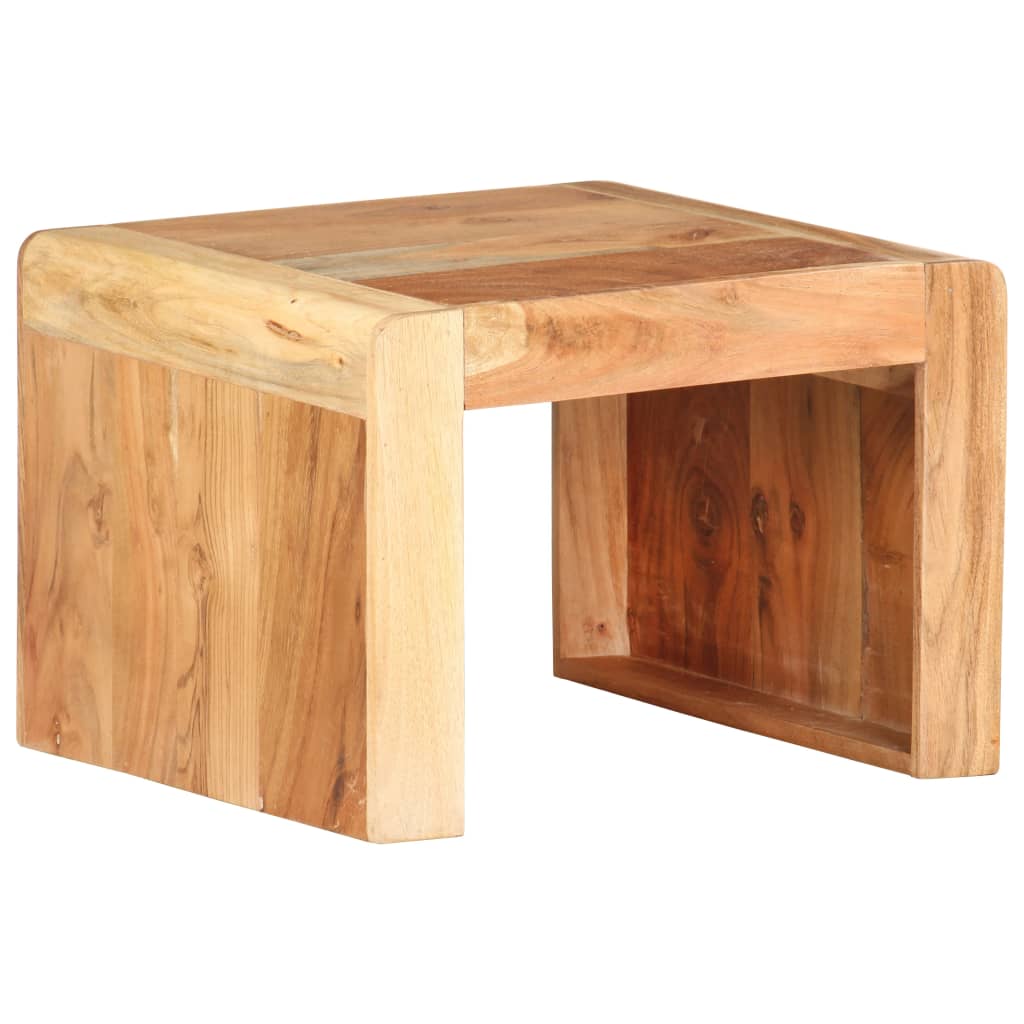 sidebord 43x40x30 cm massivt akacietræ