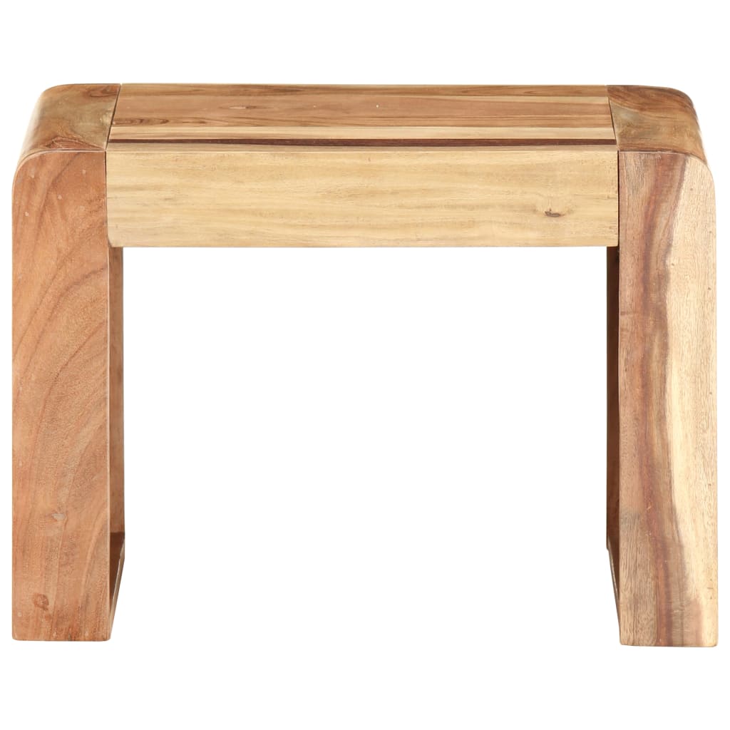 sidebord 43x40x30 cm massivt akacietræ