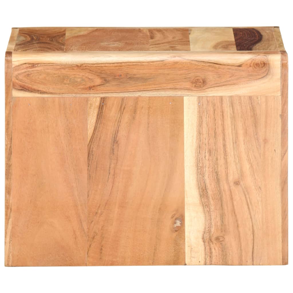 sidebord 43x40x30 cm massivt akacietræ