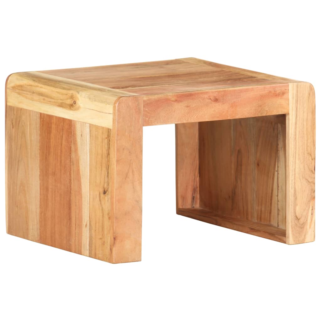 sidebord 43x40x30 cm massivt akacietræ
