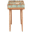 toiletbord med spejl 112x45x76 cm massivt genbrugstræ