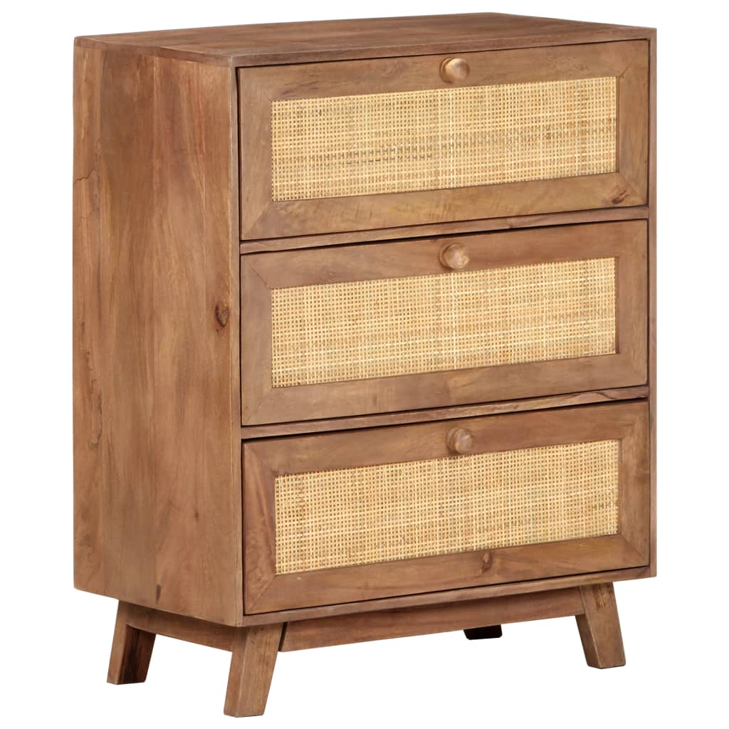 skænk 61x35x76 cm massivt mangotræ
