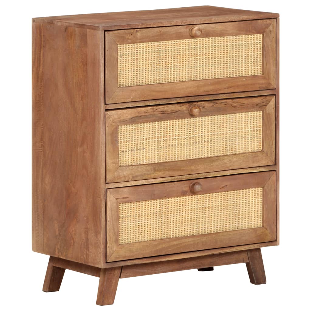 skænk 61x35x76 cm massivt mangotræ