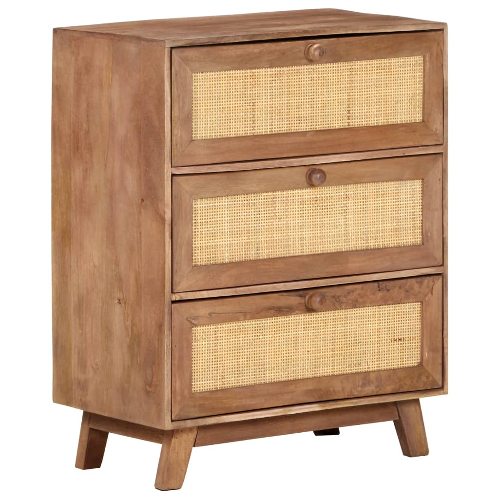 skænk 61x35x76 cm massivt mangotræ