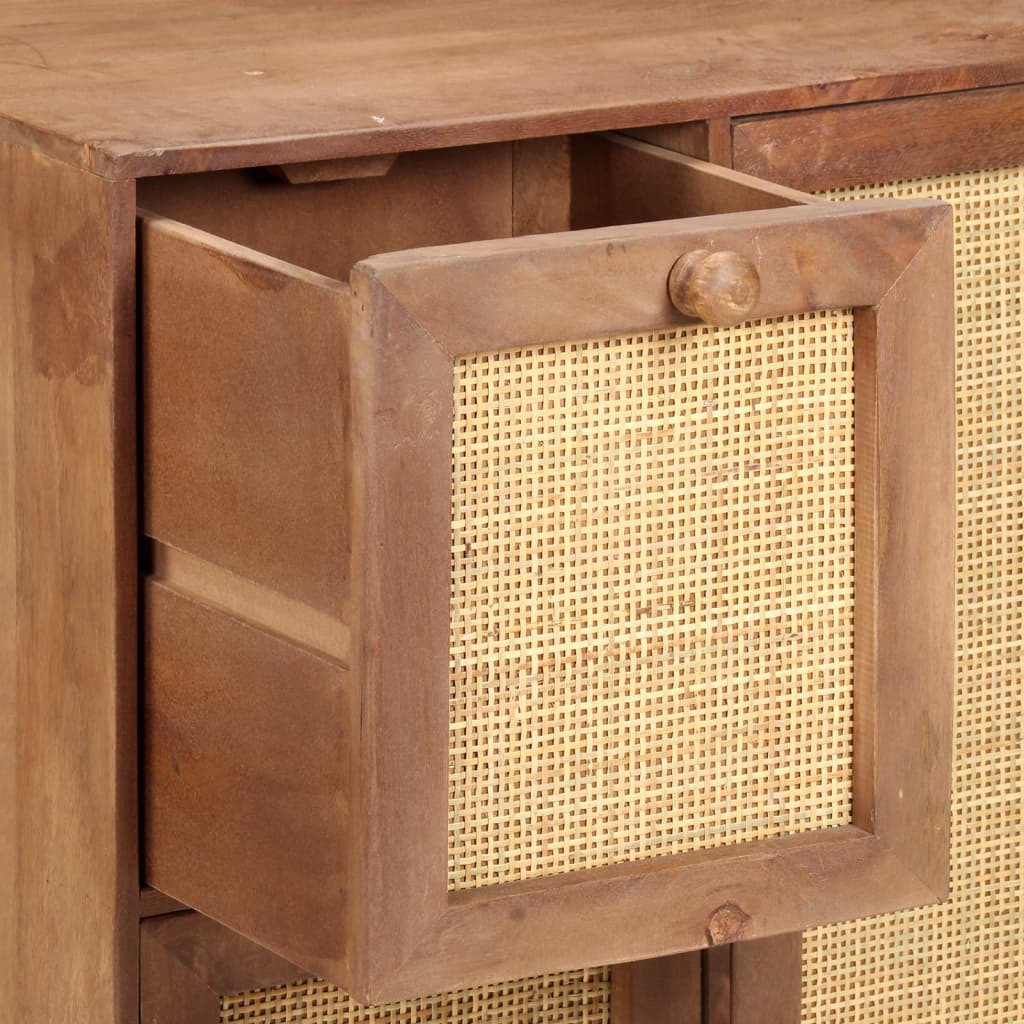 skænk 60x35x75 cm massivt mangotræ