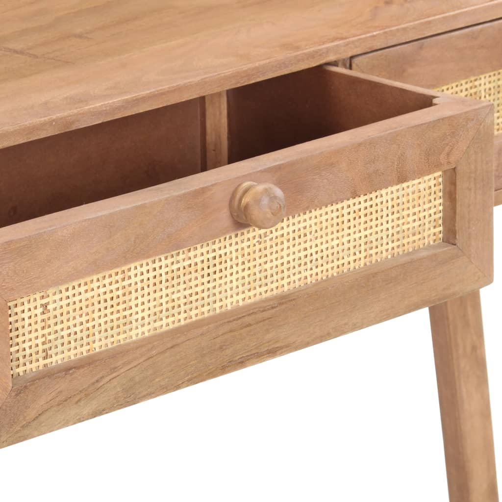 konsolbord 100x35x76 cm massivt mangotræ