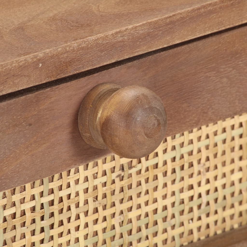konsolbord 100x35x76 cm massivt mangotræ