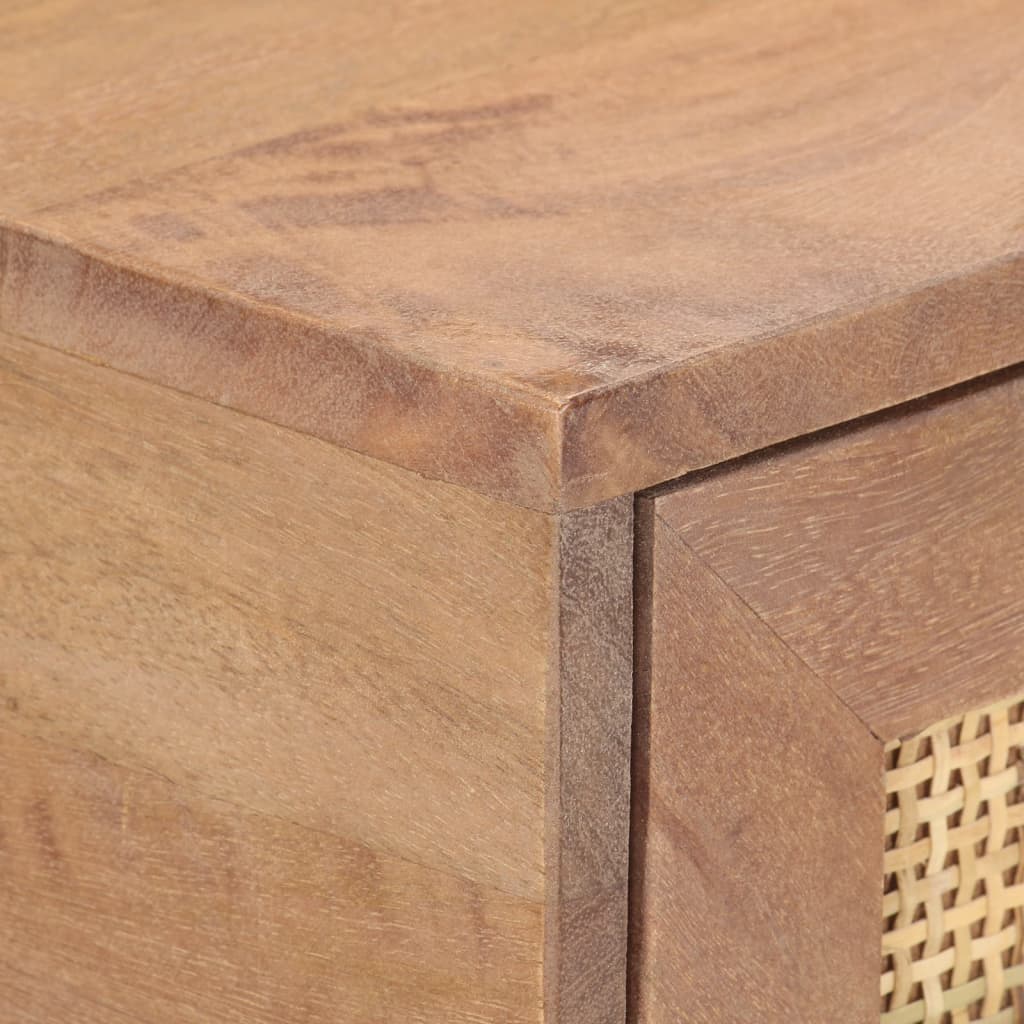 konsolbord 100x35x76 cm massivt mangotræ