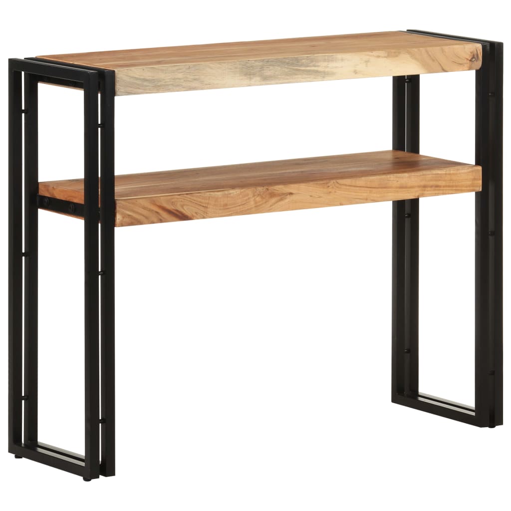 konsolbord 90x30x75 cm massivt akacietræ