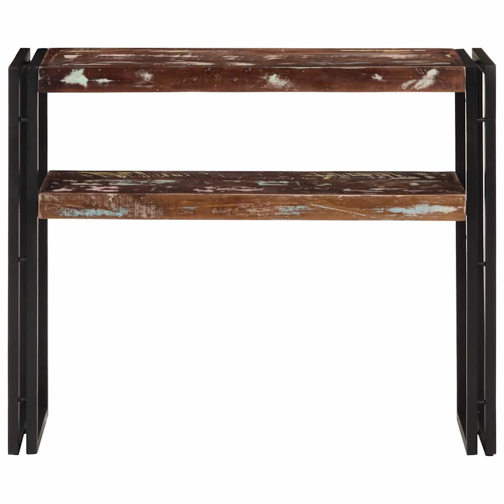 konsolbord 90x30x75 cm massivt genbrugstræ