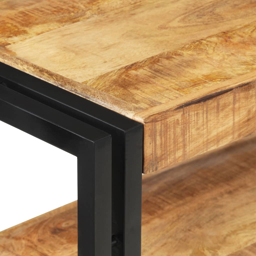 konsolbord 120x30x75 cm ru mangotræ