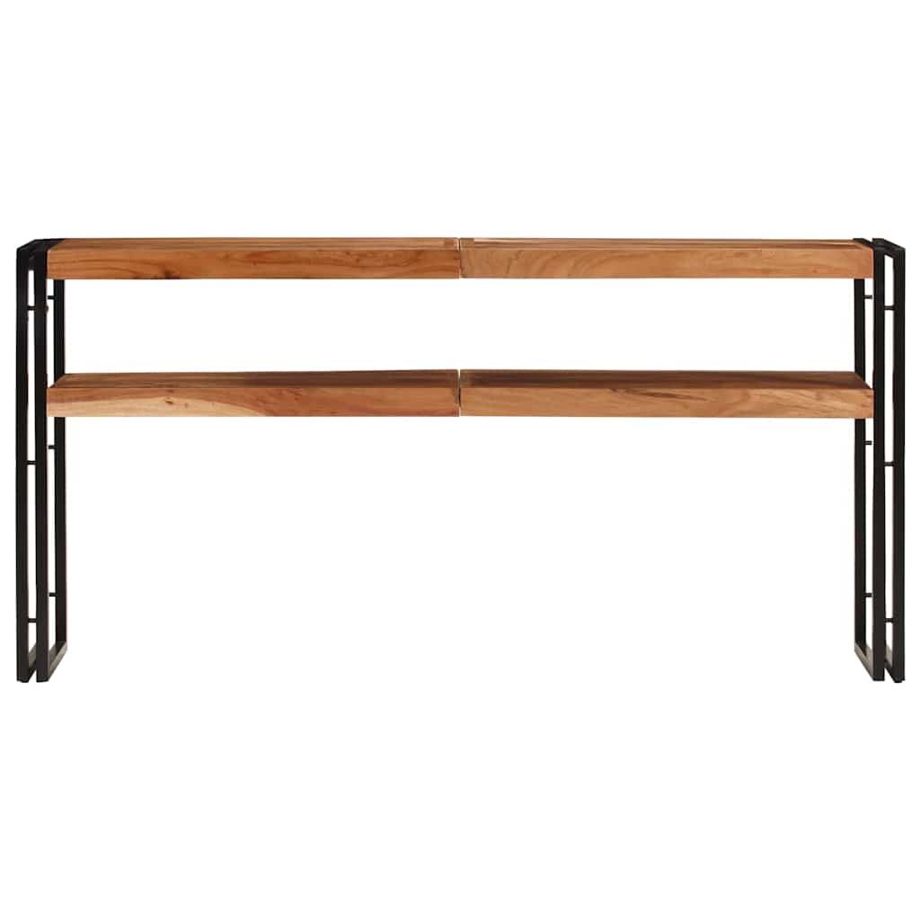 konsolbord 150x30x75 cm massivt akacietræ