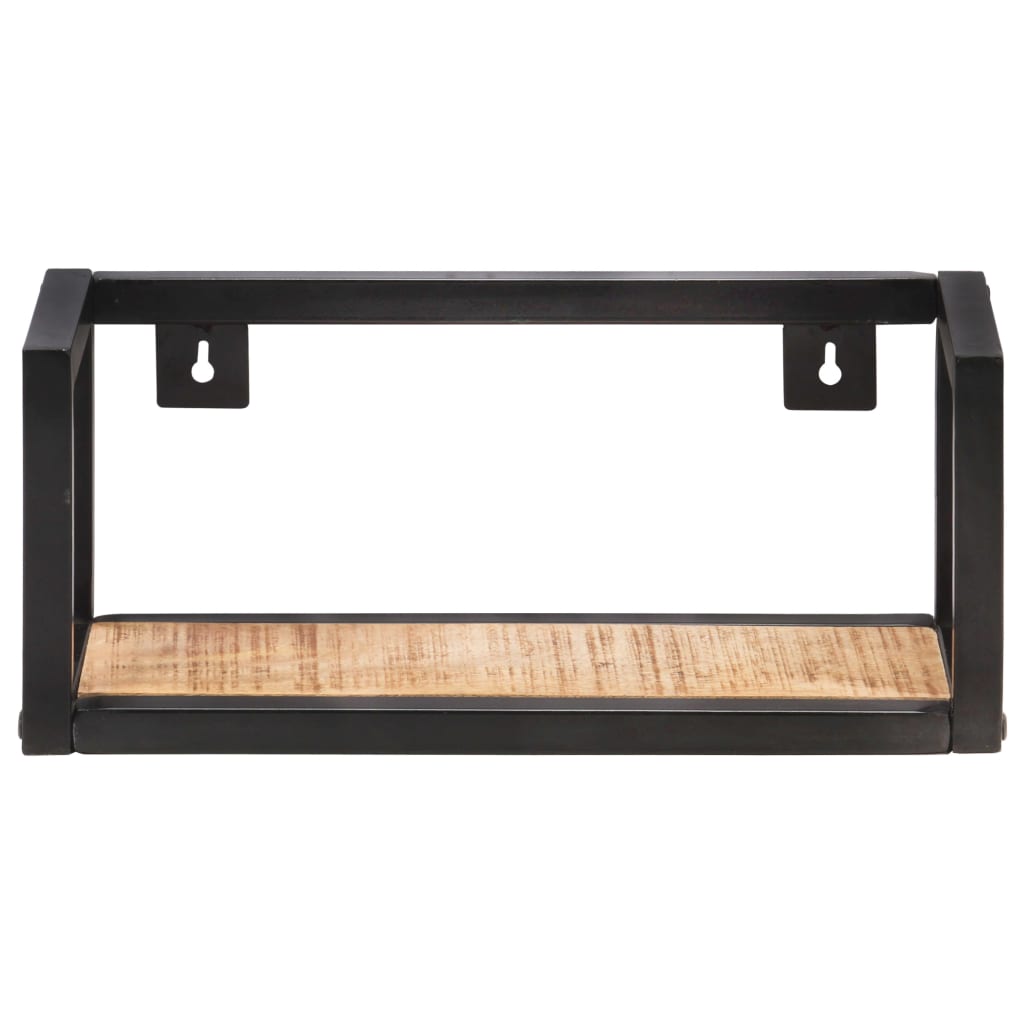 væghylder 2 stk. 40 cm ru mangotræ