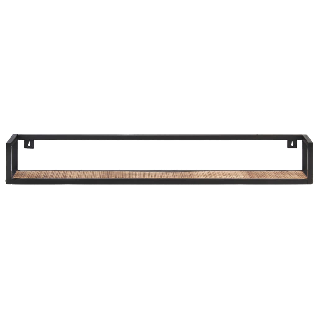 væghylder 2 stk. 120 cm ru mangotræ