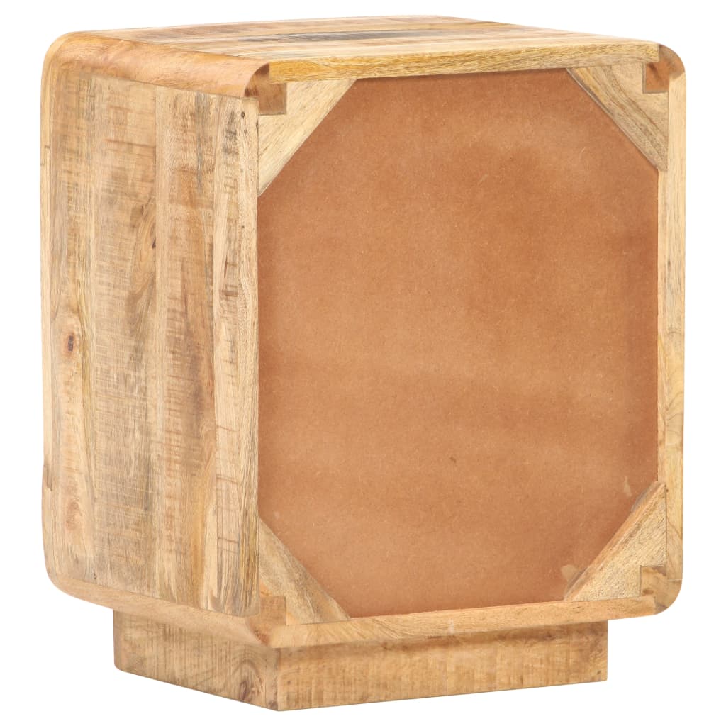 sengebord 40x30x50 cm massivt mangotræ