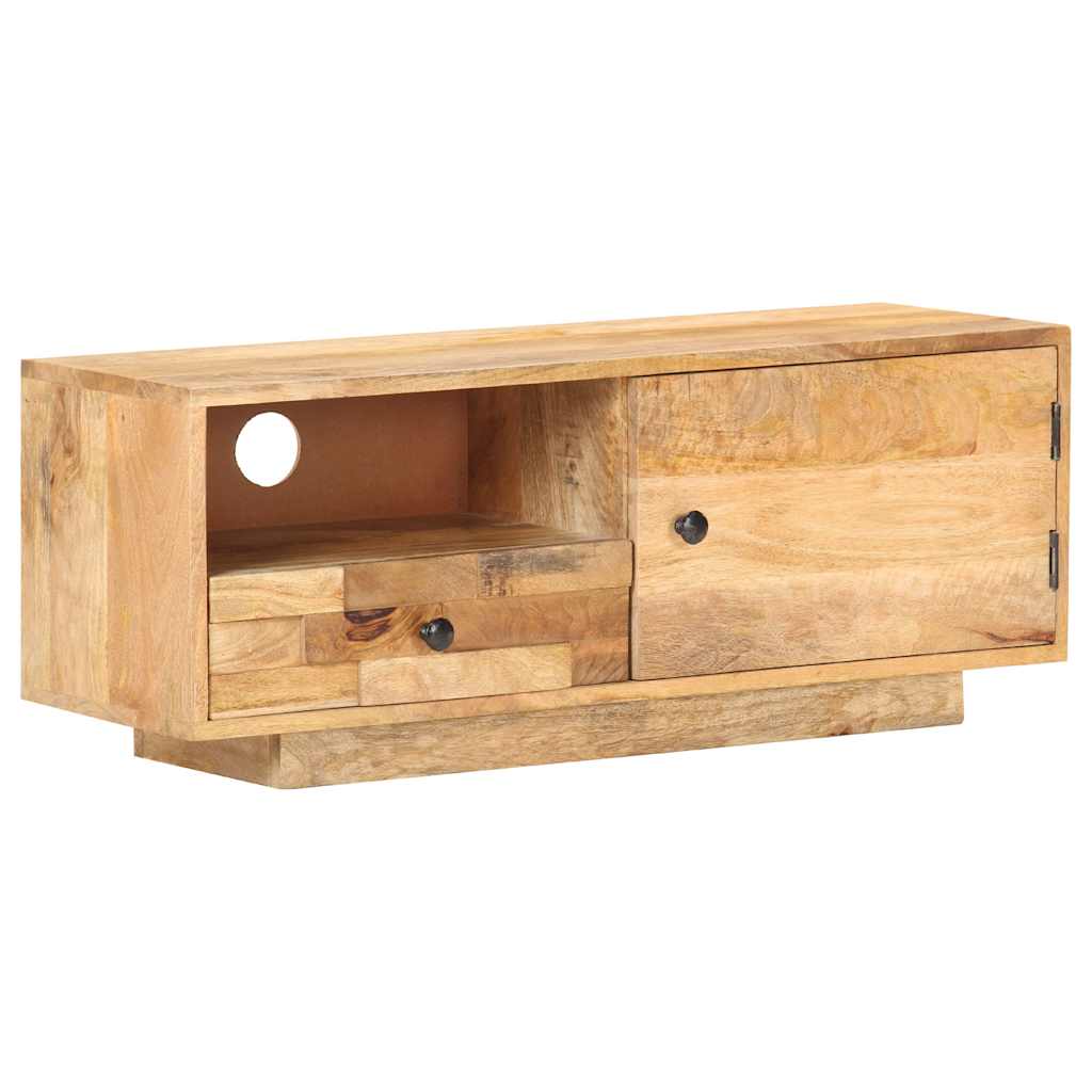 tv-skab 90x30x35 cm massivt mangotræ