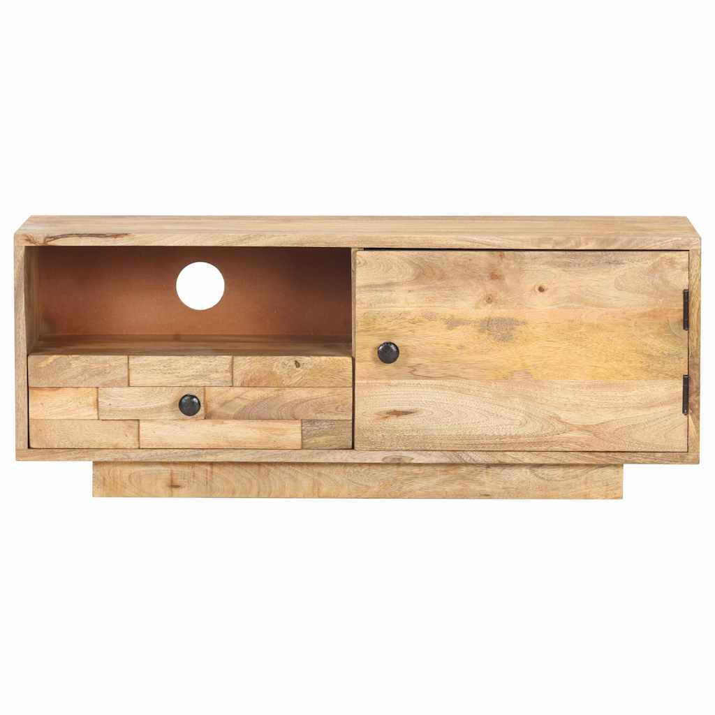 tv-skab 90x30x35 cm massivt mangotræ