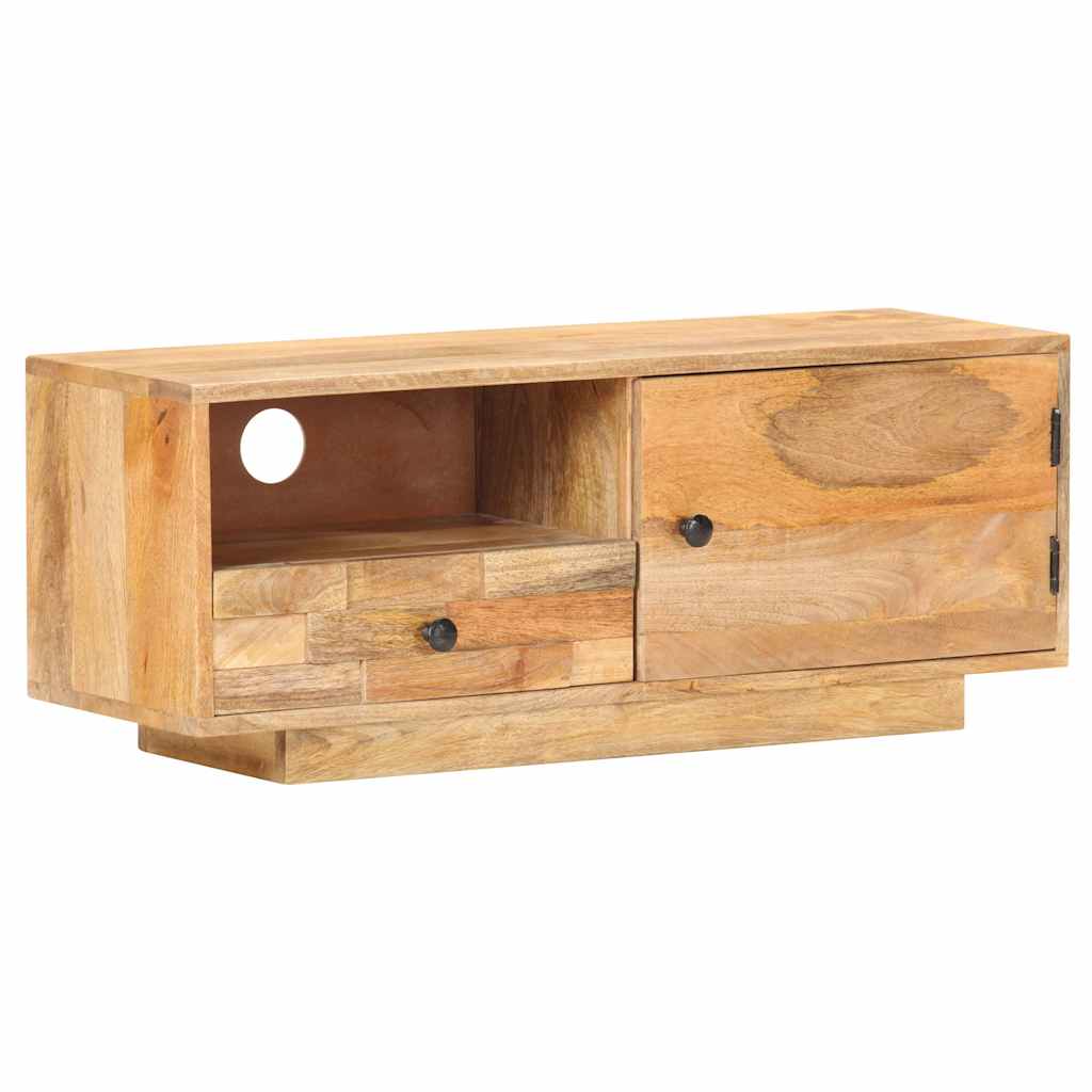 tv-skab 90x30x35 cm massivt mangotræ
