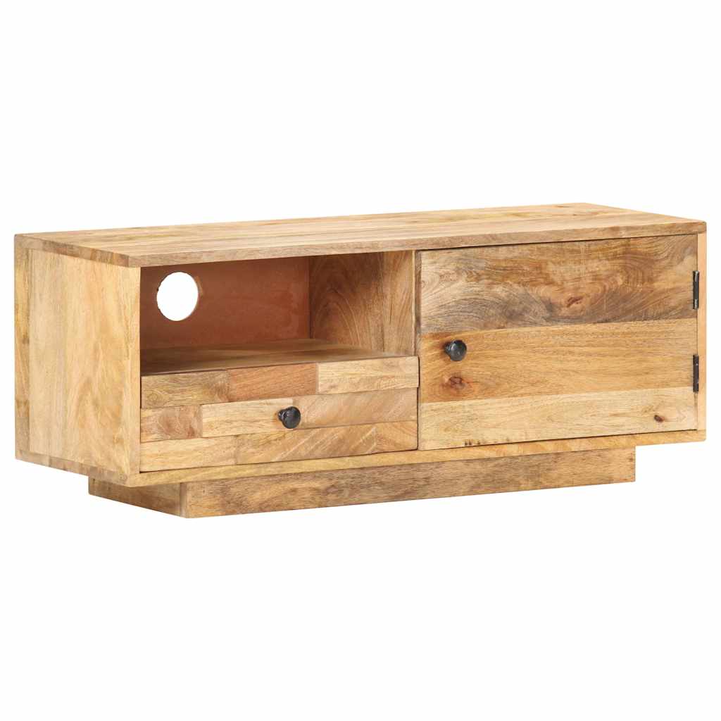 tv-skab 90x30x35 cm massivt mangotræ