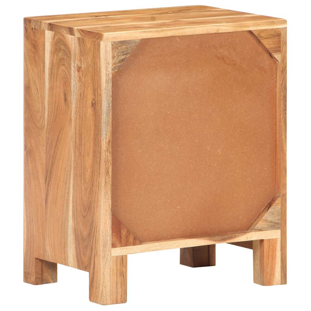sengebord 40x30x50 cm massivt akacietræ