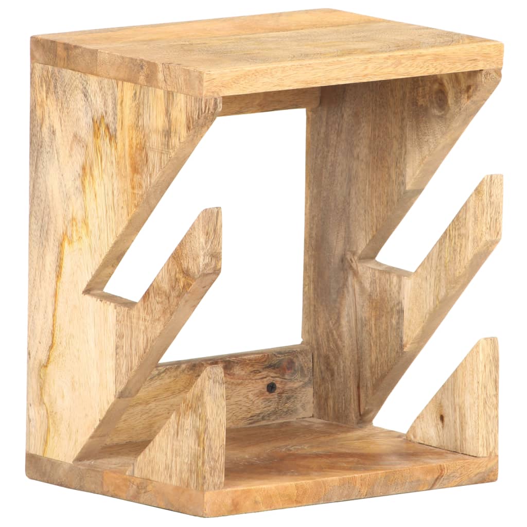 væghængt skateboardstativ 25x20x30 cm massivt mangotræ